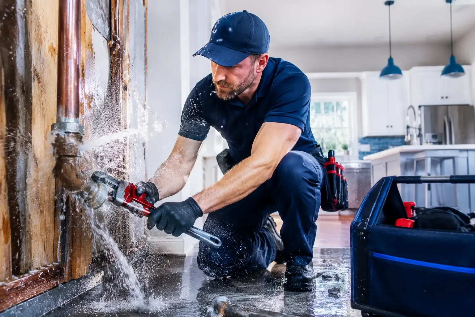 Local emergency pipe repair professionals in East China, MI